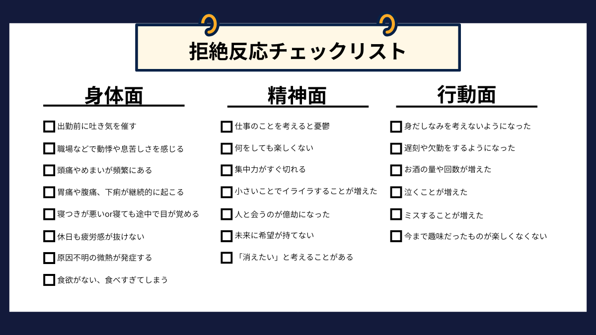 セルフチェックリスト