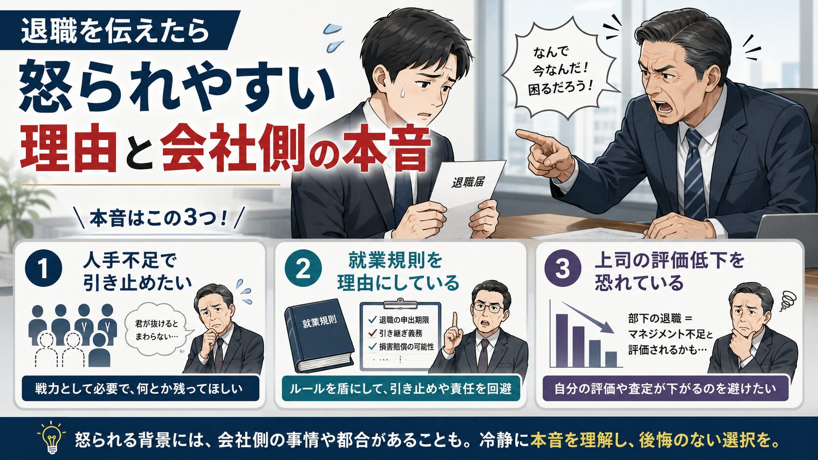 怒られやすい理由と会社側の本音